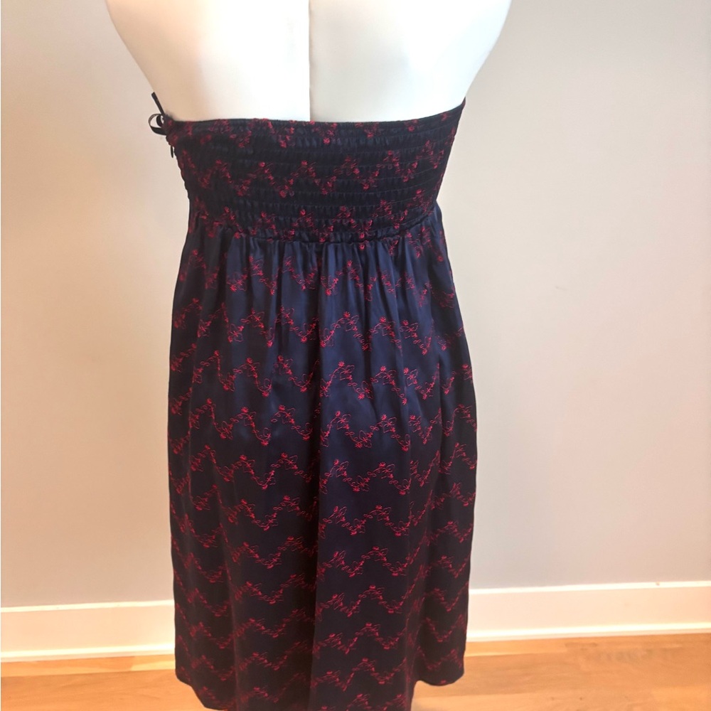 Betsey Johnson purple midi satin dress - Picture 3 of 5